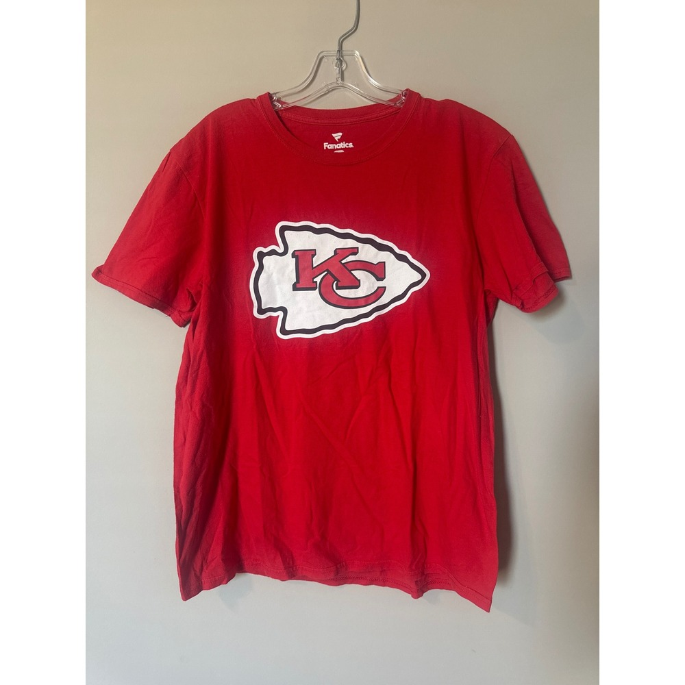Fanatics Kansas City Chiefs Patrick Mahomes 15 Red T-Shirt Mens Large NFL KC - Picture 1 of 5